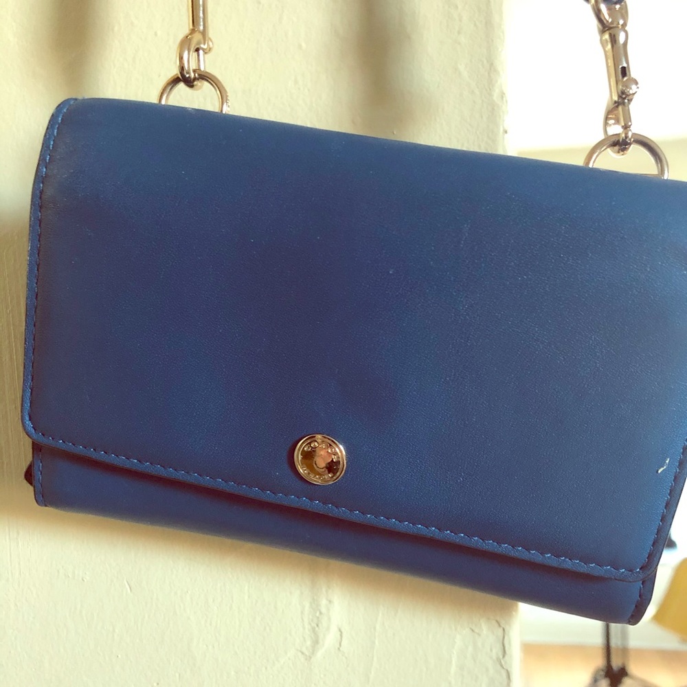 Coach leather wallet crossbody